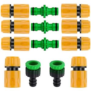Unbranded For 13 Pcs Plastic Garden Hose Tap Connector Kit For Join Garden Unbranded For 13 Pcs Plastic Garden Hose Tap Connector Kit For Join Garden