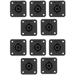 Unbranded For 10pcs 4pin Connector Female Jack Socket Nl4 Power Jack Audio Connector Louds Unbranded For 10pcs 4pin Connector Female Jack Socket Nl4 Power Jack Audio Connector Louds