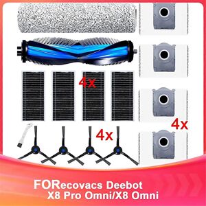 Unbranded For 15pack Accessory Set For Ecovacs Deebot X8 Pro Omnix8 Omni Robot Vacuum Clea Unbranded For 15pack Accessory Set For Ecovacs Deebot X8 Pro Omnix8 Omni Robot Vacuum Clea