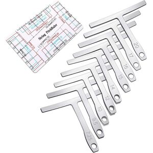 Unbranded For 10piece Set Guitar Measuring Tool Include 9 Tshaped Arc Ruler 1 Guitar Strin Unbranded For 10piece Set Guitar Measuring Tool Include 9 Tshaped Arc Ruler 1 Guitar Strin