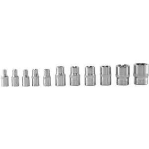 Unbranded For 11pc Female E Torx Star Socket Set Rail E4 E20 External Star Torque Socket S Unbranded For 11pc Female E Torx Star Socket Set Rail E4 E20 External Star Torque Socket S