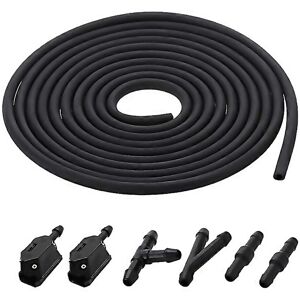 Unbranded For 7pcsset Front Windscreen Wiper Arm Washer Nozzle Jet 4 Way Check Valve 2m Tu Unbranded For 7pcsset Front Windscreen Wiper Arm Washer Nozzle Jet 4 Way Check Valve 2m Tu