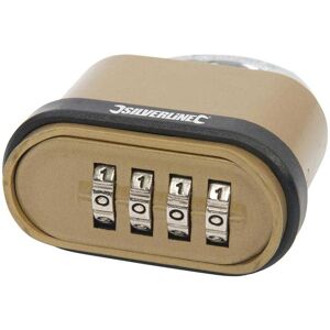 Silverline Zinc Alloy Combination Padlock Silverline Zinc Alloy Combination Padlock