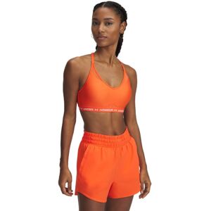 (4-6 UK, Orange) Under Armour Womens/Ladies Cross Back Sports Bra (4-6 UK, Orange) Under Armour Womens/Ladies Cross Back Sports Bra