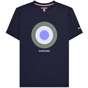 (L, Navy) Lambretta Mens Target T-Shirt (L, Navy) Lambretta Mens Target T-Shirt