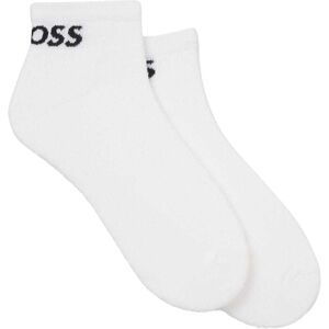 Hugo Boss (13 UK-15 UK, White) Boss Unisex Adult Ankle Socks (Pack of 2) Hugo Boss (13 UK-15 UK, White) Boss Unisex Adult Ankle Socks (Pack of 2)