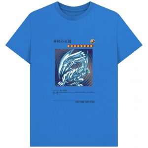 (M, Bright Blue) Yu-Gi-Oh! Unisex Adult Dragon Card T-Shirt (M, Bright Blue) Yu-Gi-Oh! Unisex Adult Dragon Card T-Shirt