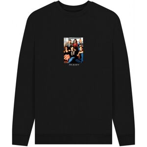 (S, Black) Friends Unisex Adult Group Shot Sweatshirt (S, Black) Friends Unisex Adult Group Shot Sweatshirt