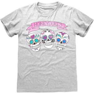 (L, Heather Grey) Harry Potter Unisex Adult Honeydukes Skulls T-Shirt (L, Heather Grey) Harry Potter Unisex Adult Honeydukes Skulls T-Shirt