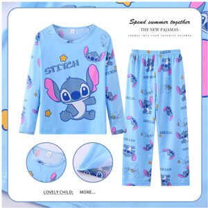 Unbranded (Blue, 135cm/53.15in) Lilo Stitch Childrens Pajamas Long Sleeve Set Cartoon Paja Unbranded (Blue, 135cm/53.15in) Lilo Stitch Childrens Pajamas Long Sleeve Set Cartoon Paja