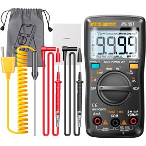 Unbranded AN8009 Digital Multimeter 9999 Counts Auto Range AC/DC Voltmeter Ammeter Ohm Tra Unbranded AN8009 Digital Multimeter 9999 Counts Auto Range AC/DC Voltmeter Ammeter Ohm Tra