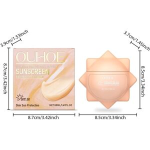 Unbranded Ouhoe Moisturizing Protective Cream For Summer Outdoor Mild Moisturizing Light Unbranded Ouhoe Moisturizing Protective Cream For Summer Outdoor Mild Moisturizing Light