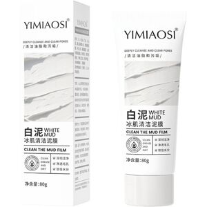 Unbranded Yimiaosi White Mud Ice Skin Cleansing Mud Mask 80g Cleans Pores Men And Women Unbranded Yimiaosi White Mud Ice Skin Cleansing Mud Mask 80g Cleans Pores Men And Women