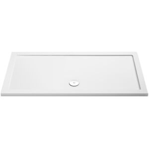 NES Home Slim 1500 x 800 Rectangular Stone Resin Shower Tray For Wetroom Enclosure NES Home Slim 1500 x 800 Rectangular Stone Resin Shower Tray For Wetroom Enclosure