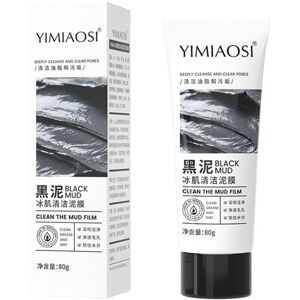 Unbranded Yimiaosi Black Mud Ice Muscle Cleaning Mud Film 80g Cleaning Pores For Men And Unbranded Yimiaosi Black Mud Ice Muscle Cleaning Mud Film 80g Cleaning Pores For Men And