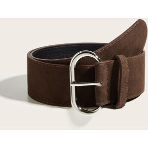 Unbranded (Brown) Street Style Retro Solid Color Suede Women Casual Wide Belt For Daily Ou Unbranded (Brown) Street Style Retro Solid Color Suede Women Casual Wide Belt For Daily Ou
