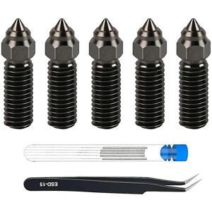 Unbranded For 5 Pcs 04mm Hardened Steel Nozzle Extruder Hot End Nozzle Unbranded For 5 Pcs 04mm Hardened Steel Nozzle Extruder Hot End Nozzle
