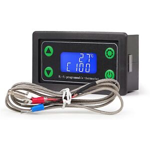 Unbranded For Tuya Wifi High Temperature Controller Digital Programmable Thermostat Unbranded For Tuya Wifi High Temperature Controller Digital Programmable Thermostat