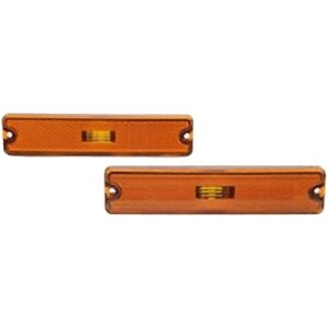 Unbranded For Car Front Bumper Light Cover 56001424 For Yj Yellow Unbranded For Car Front Bumper Light Cover 56001424 For Yj Yellow