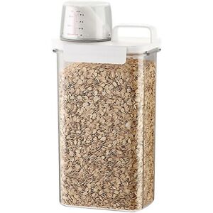 Unbranded For Sealed Household Grain Storage Box Transparent Rice Bucket2300ml Unbranded For Sealed Household Grain Storage Box Transparent Rice Bucket2300ml