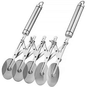 Unbranded For 5 Wheel Pastry Cutter Stainless Steel Dough Cutter Wheel With Handle Unbranded For 5 Wheel Pastry Cutter Stainless Steel Dough Cutter Wheel With Handle