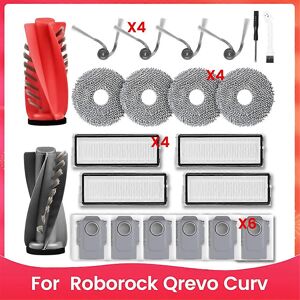 Unbranded For Roborock Qrevo Curv Robot Vacuum Cleaner Parts Main Side Brush Unbranded For Roborock Qrevo Curv Robot Vacuum Cleaner Parts Main Side Brush