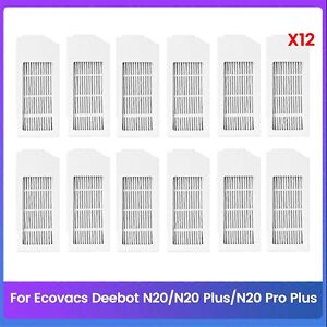 Unbranded For 12pcs Hepa Filtes For Ecovacs Deebot N20n20 Plusn20 Pro Plus Vacuum Unbranded For 12pcs Hepa Filtes For Ecovacs Deebot N20n20 Plusn20 Pro Plus Vacuum