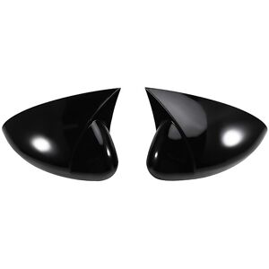 Unbranded For Car Rearview Mirror Protective Cover For Fiat Gloss Black Unbranded For Car Rearview Mirror Protective Cover For Fiat Gloss Black