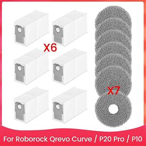 Unbranded For Roborock Qrevo Curve P20 Pro P10 Vacuum Cleaner Dust Bag Unbranded For Roborock Qrevo Curve P20 Pro P10 Vacuum Cleaner Dust Bag