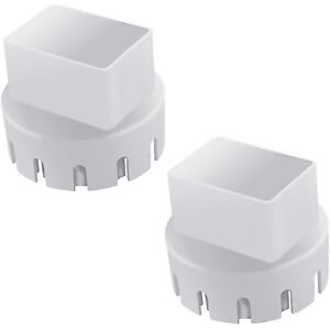 Unbranded For Downspout Adaptor To Drain Pipewhite 2pack Unbranded For Downspout Adaptor To Drain Pipewhite 2pack