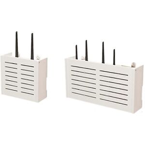 Unbranded For Wallmounted Wifi Router Storage Box Elegant Cable Organizer Unbranded For Wallmounted Wifi Router Storage Box Elegant Cable Organizer