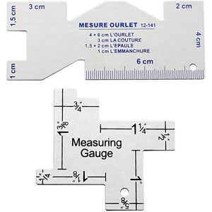 Unbranded For Seam Measuring Gauge Tailor Ruler For Diy Patchwork Quilting Unbranded For Seam Measuring Gauge Tailor Ruler For Diy Patchwork Quilting