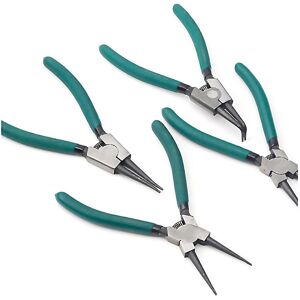 Unbranded For 4pcs Snap Ring Pliers Set 7inch With Straightbent Unbranded For 4pcs Snap Ring Pliers Set 7inch With Straightbent