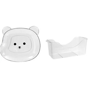Unbranded For 8pcs Bear Snack Plates Setantidrop Small Plates For Household Unbranded For 8pcs Bear Snack Plates Setantidrop Small Plates For Household