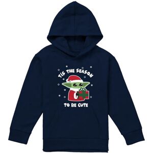 Star Wars The Mandalorian Childrens/Kids Tis The Christmas Season Grogu Hoodie Star Wars The Mandalorian Childrens/Kids Tis The Christmas Season Grogu Hoodie