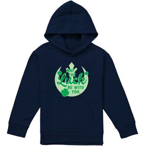 Star Wars Childrens/Kids Luck Rebel Symbol St Patricks Day Hoodie Star Wars Childrens/Kids Luck Rebel Symbol St Patricks Day Hoodie