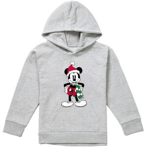 Disney Childrens/Kids Mickey Mouse Tartan Heather Christmas Hoodie Disney Childrens/Kids Mickey Mouse Tartan Heather Christmas Hoodie