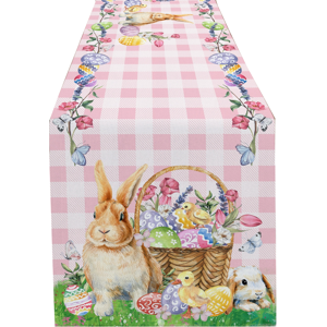 HOD Kitchen (Style 2, 180 x 33cm-1) Easter Bunny Table Runner Dining Tablecloths Egg Duck Fl HOD Kitchen (Style 2, 180 x 33cm-1) Easter Bunny Table Runner Dining Tablecloths Egg Duck Fl