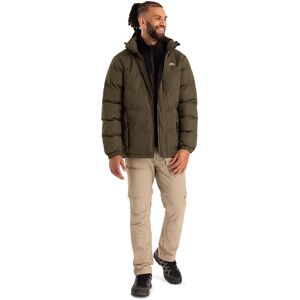 (L, Dark Vine) Trespass Men's Casual Padded Jacket - Blustery (L, Dark Vine) Trespass Men's Casual Padded Jacket - Blustery