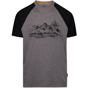 (XS, Grey Marl) Trespass Mens Round Neck T-Shirt Fullmer (XS, Grey Marl) Trespass Mens Round Neck T-Shirt Fullmer