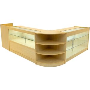 MonsterShop (2 x 1500mm W Counters & 2 x 600mm W Corner Unit - Maple) Shop Counter Set Theia MonsterShop (2 x 1500mm W Counters & 2 x 600mm W Corner Unit - Maple) Shop Counter Set Theia