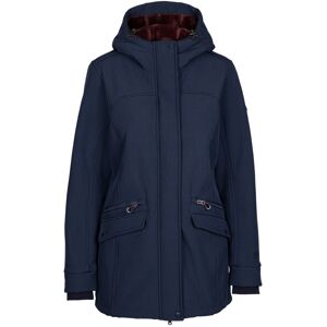 (14, Navy Marl) Trespass Womens Softshell Jacket Long Length Anza (14, Navy Marl) Trespass Womens Softshell Jacket Long Length Anza