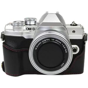 Unbranded (Black) For Olympus OM-D E-M10 Mark IV Camera Case Leather Bottom Case Easy to R Unbranded (Black) For Olympus OM-D E-M10 Mark IV Camera Case Leather Bottom Case Easy to R