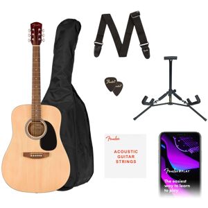 Fender FA-25 Dreadnought Acoustic Guitar Kit, Walnut Fingerboard, Natural Fender FA-25 Dreadnought Acoustic Guitar Kit, Walnut Fingerboard, Natural