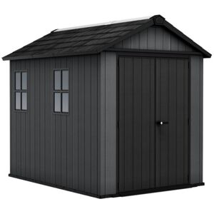 Keter Newton Plus 7.5x9ft - Grey, All Weather Resistant, Easy to Clean, Fade-Fre Keter Newton Plus 7.5x9ft - Grey, All Weather Resistant, Easy to Clean, Fade-Fre