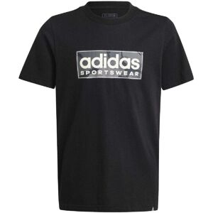(13-14 Years, Black) Adidas Childrens/Kids Linear Graphic T-Shirt (13-14 Years, Black) Adidas Childrens/Kids Linear Graphic T-Shirt