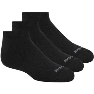 (9 UK Child-2.5 UK, Black) Skechers Childrens/Kids Low Cut Socks (Pack of 3) (9 UK Child-2.5 UK, Black) Skechers Childrens/Kids Low Cut Socks (Pack of 3)