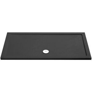 NES Home Slim 1400 x 900 mm Rectangular Polyurethane Resin Shower Tray Slate Grey NES Home Slim 1400 x 900 mm Rectangular Polyurethane Resin Shower Tray Slate Grey