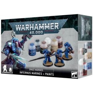 Games Workshop - Warhammer 40,000 - Space Marines: Infernus Marines + Paints Set Games Workshop - Warhammer 40,000 - Space Marines: Infernus Marines + Paints Set