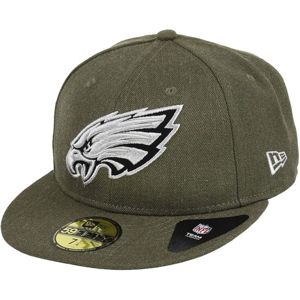 (Size 7) Philadelphia Eagles NFL Cap Adult New Era American Football Fitted Hat (Size 7) Philadelphia Eagles NFL Cap Adult New Era American Football Fitted Hat